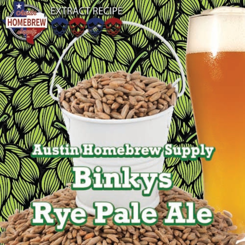 Binkys Rye Pale Ale (6D) – Extract Homebrew Ingredient Kit