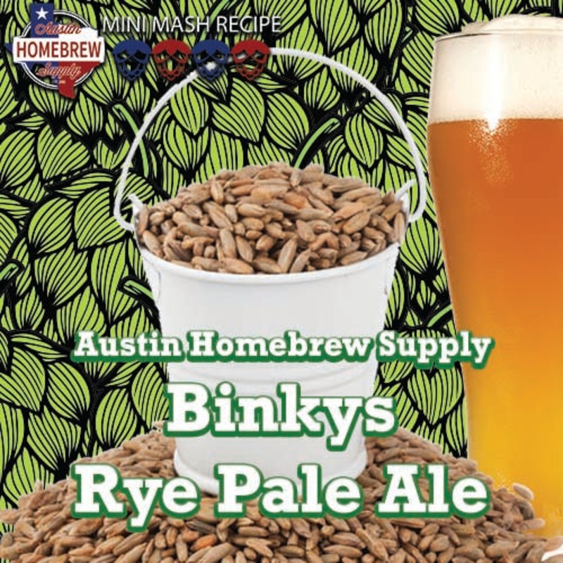 Binkys Rye Pale Ale (6D) – Mini Mash Homebrew Ingredient Kit