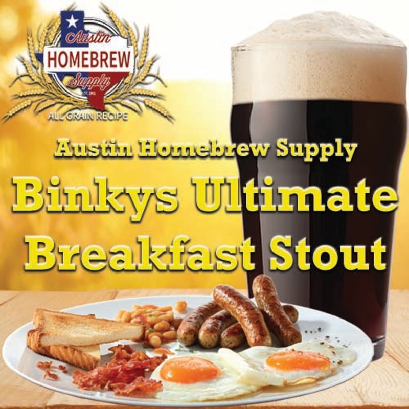 Binkys Ultimate Breakfast Stout (13E) – ALL GRAIN Homebrew Ingredient Kit