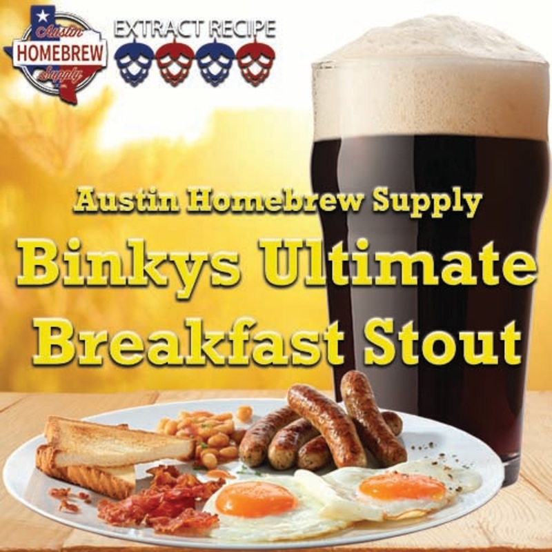 Binkys Ultimate Breakfast Stout (13E) – EXTRACT Homebrew Ingredient Kit