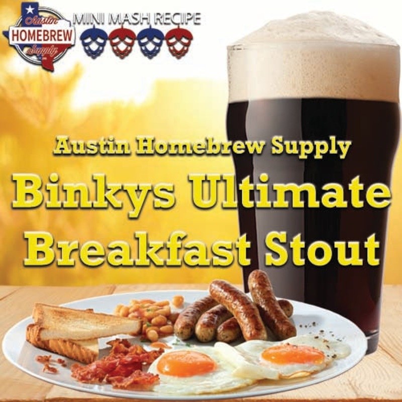 Binkys Ultimate Breakfast Stout (13E) – MINI MASH Homebrew Ingredient Kit
