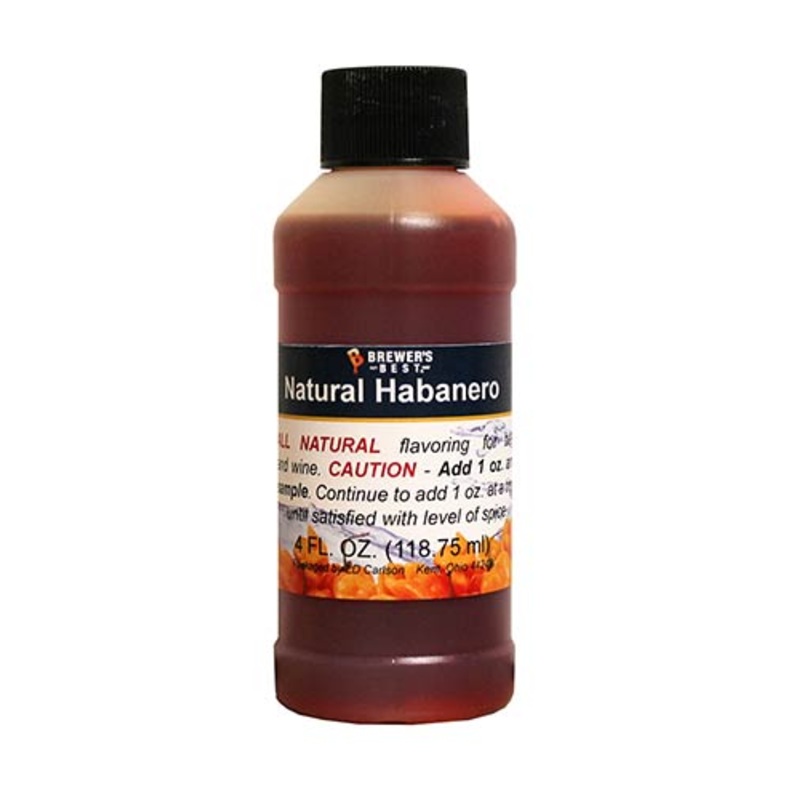 Natural Habanero Flavoring – 4 oz.