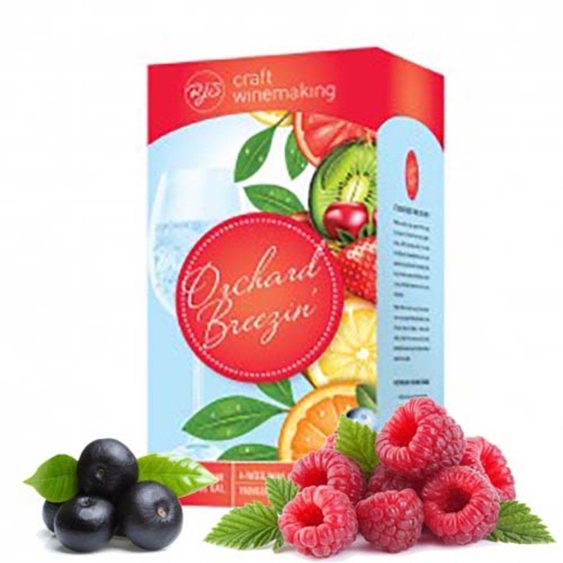Orchard Breezin’ Acai Raspberry Rapture Wine Ingredient Kit