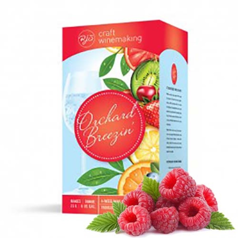 Orchard Breezin’ Rockin’ Raspberry Rose Wine Ingredient Kit