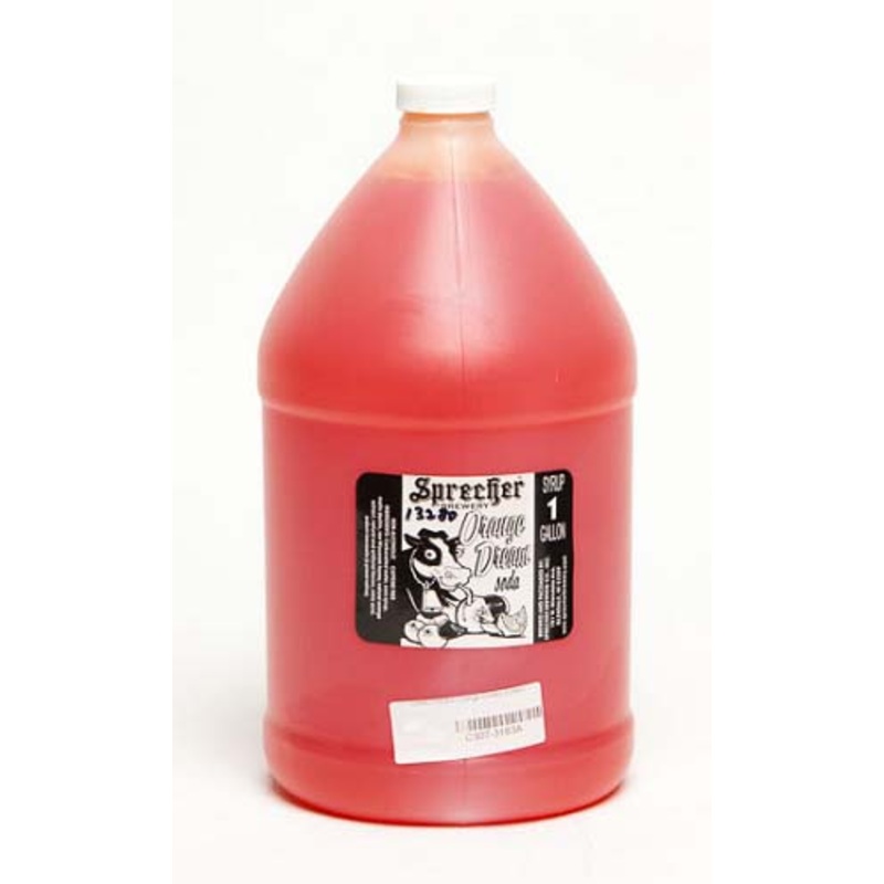 Sprechers Orange Dream Soda Extract – 1 Gallon