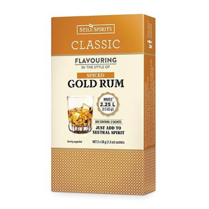 Still Spirits Classic Spiced Gold Rum Sachet – 2 Pack