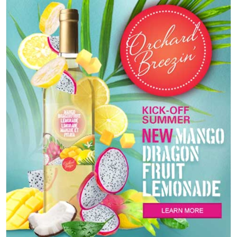 Orchard Breezin’ Mango Dragon Fruit Lemonade