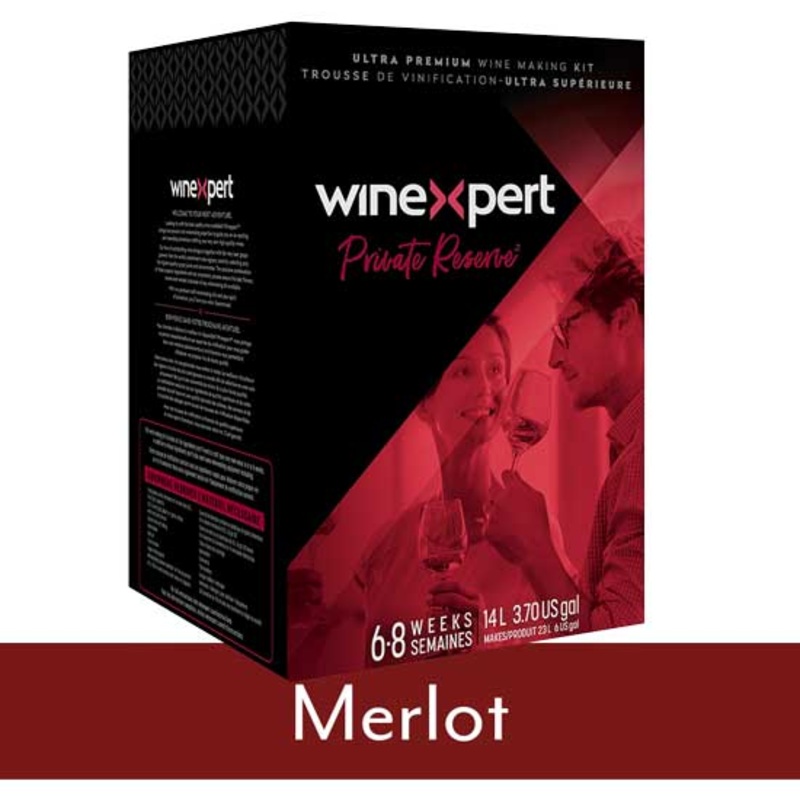Winexpert Private Reserve Wine Making Kit – Merlot Red