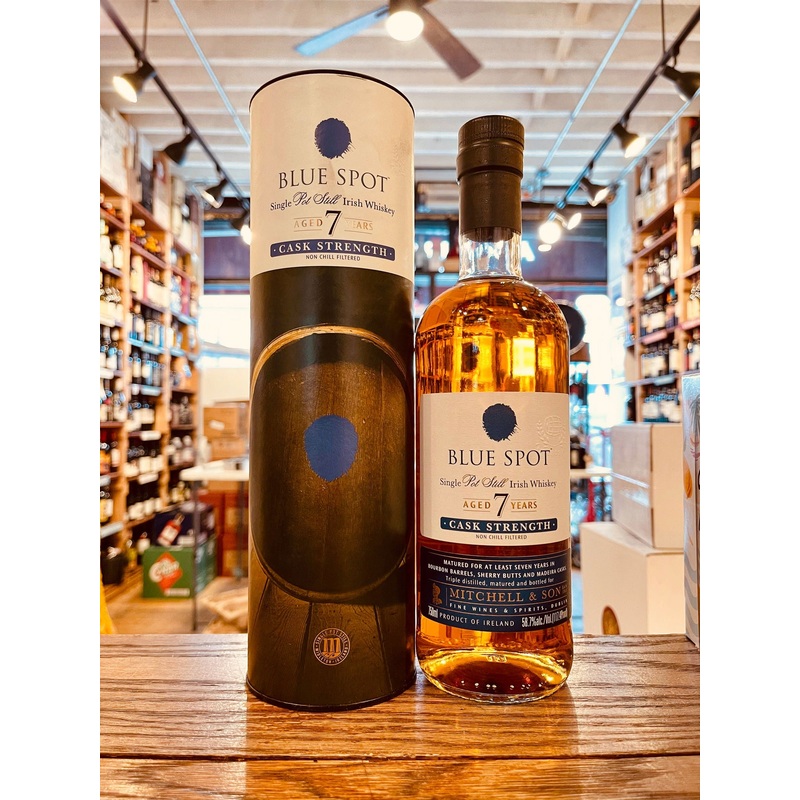 Blue Spot 7 Year Old Cask Strength 750mL