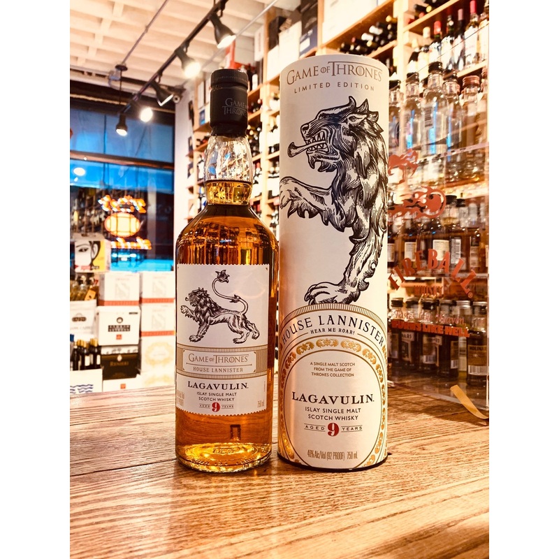 House Lannister Lagavulin 9yr 750mL Game of Thrones