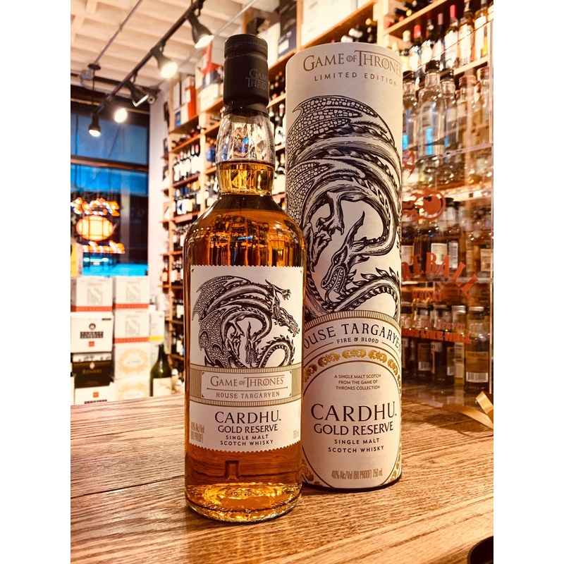 House Targaryan Cardhu Gold Reserve 750mL Game of Thrones