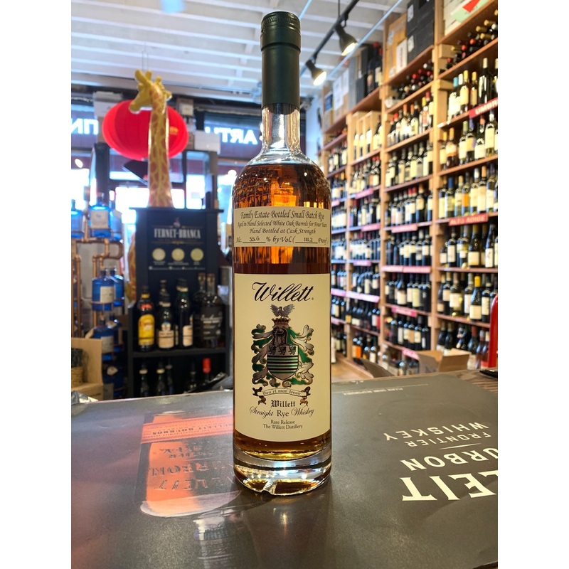 Willett Straight Rye Whiskey 750mL 4yr