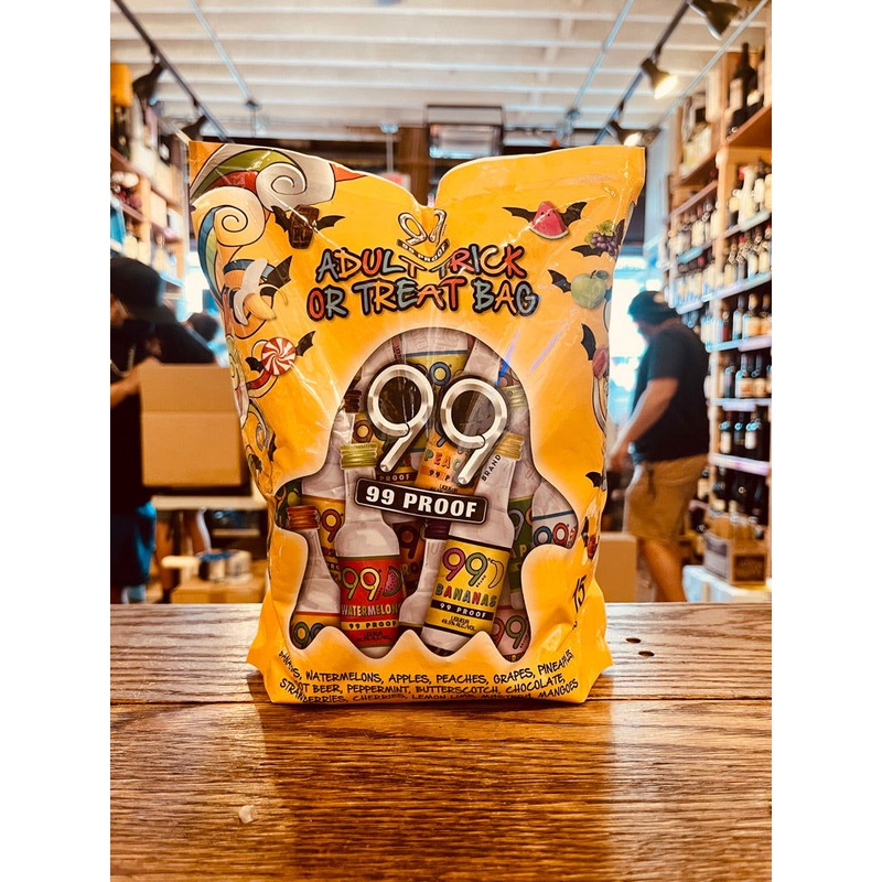 99 Fruit Flavor Adult Trick or Treat Bag 15pk 50mls