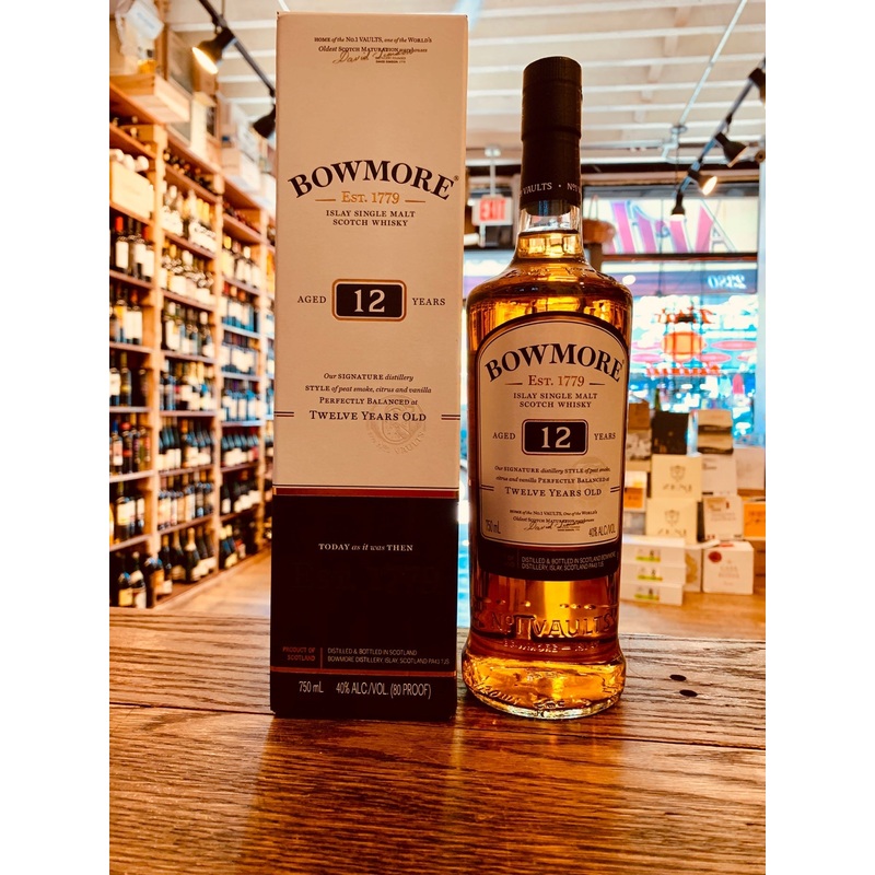 Bowmore 12yr Single Malt 750mL
