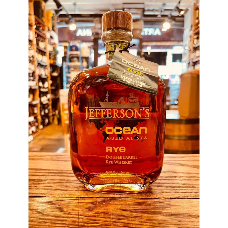 Jefferson’s Ocean Aged at Sea Rye Double Barrel Voyage 26 750mL