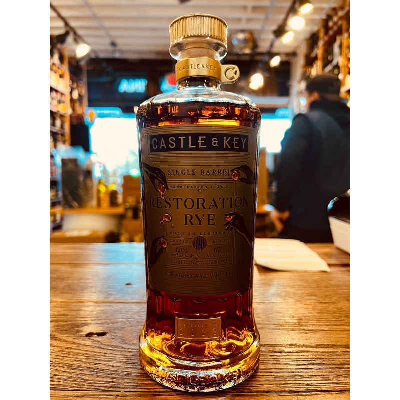 Castle & Key Restoration Rye Single Barrel Whiskey Private Select 750mL