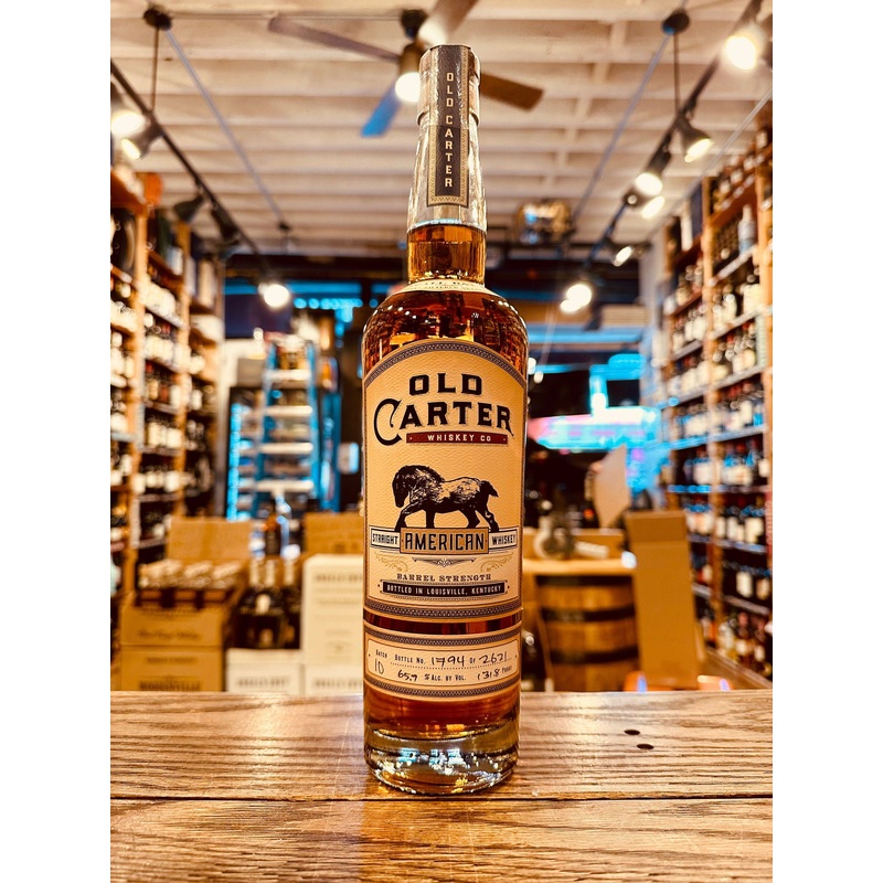 Old Carter Straight American Whiskey Batch 10 750mL