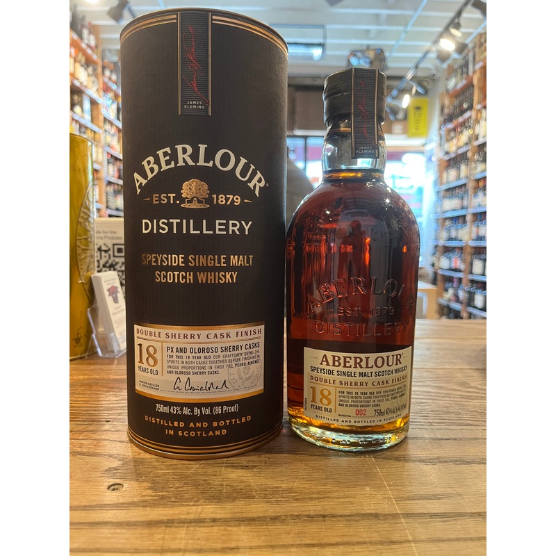Aberlour 18 year old  Double Cask Px Oloroso Sherry