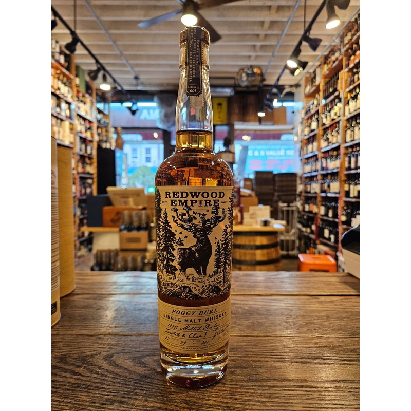 Redwood Empire Foggy Burl Single Malt Whiskey 750mL