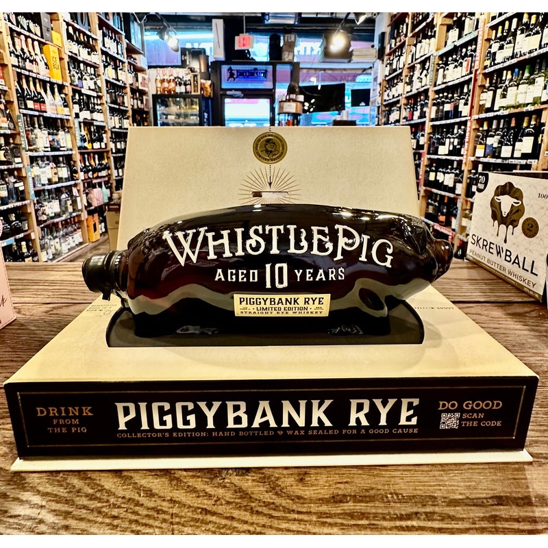 Whistle Pig Piggybank Rye 1L