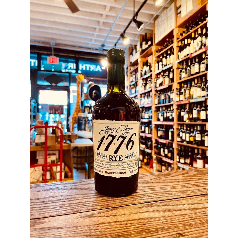 James E. Pepper 1776 Barrel Proof Straight Rye Whiskey 750mL