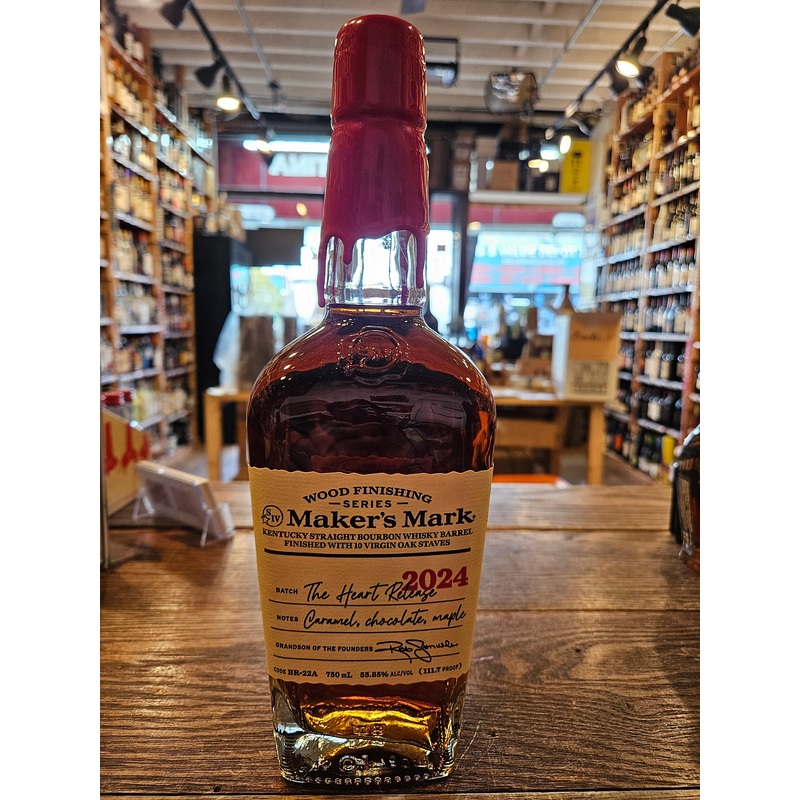 Makers Mark Wood Finishing Series 2024 The Heart Release 750mL