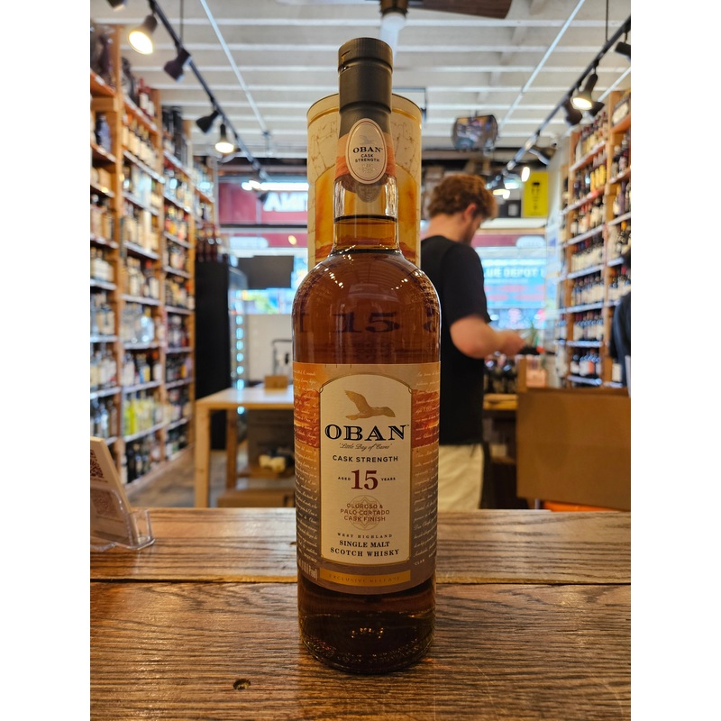 Oban 15 Year Old Cask Strength Single Malt Scotch Whisky 750 mL