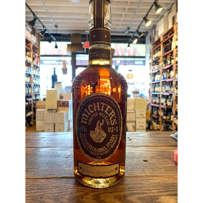 Michters Sour Mash Toasted Barrel Finish 750mL