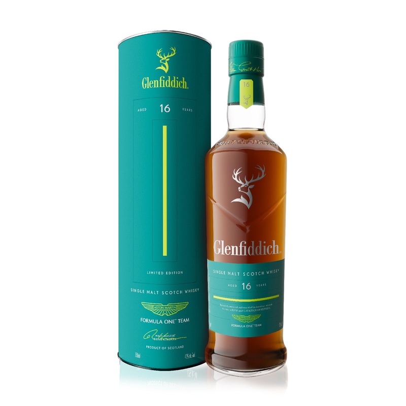 Glenfiddich & Aston Martin Formula One Team 16 Year Old Limited Edition 700ml